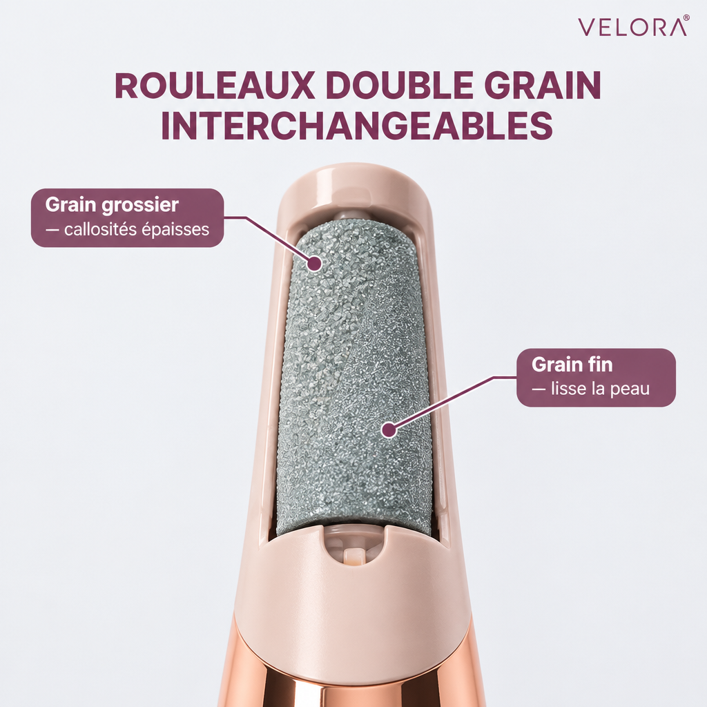 Rouleaux double grain interchangeables